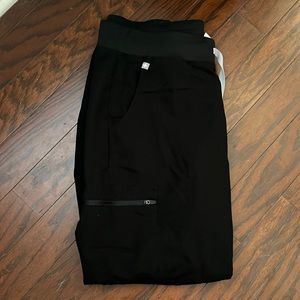Black FIGS scrub pants